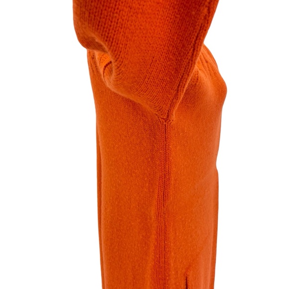 Marconi Cashmere & Wool Long Cardigan Medium Orange - Picture 4 of 15